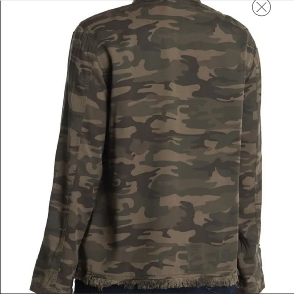 Sanctuary Camo Fray‎ Hem Utility Jacket - Picture 2 of 12
